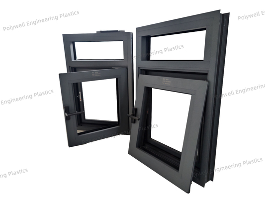 Factory Direct Selling Simple Style Sliding Aluminum Window with Various Colors Sound Insutalion Profile