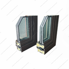Customized 2 Cavity Aluminum System Window Frames Sliding Casement Window