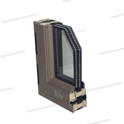 Residential Aluminum Frame System Window Windproof Energy Saving Double Glazed Profile